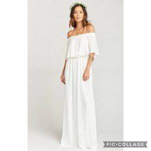 Show Me Your Mumu Ivory Hacienda Maxi Dress